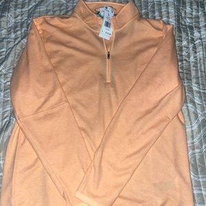 Adidas tan pull over sweatshirt